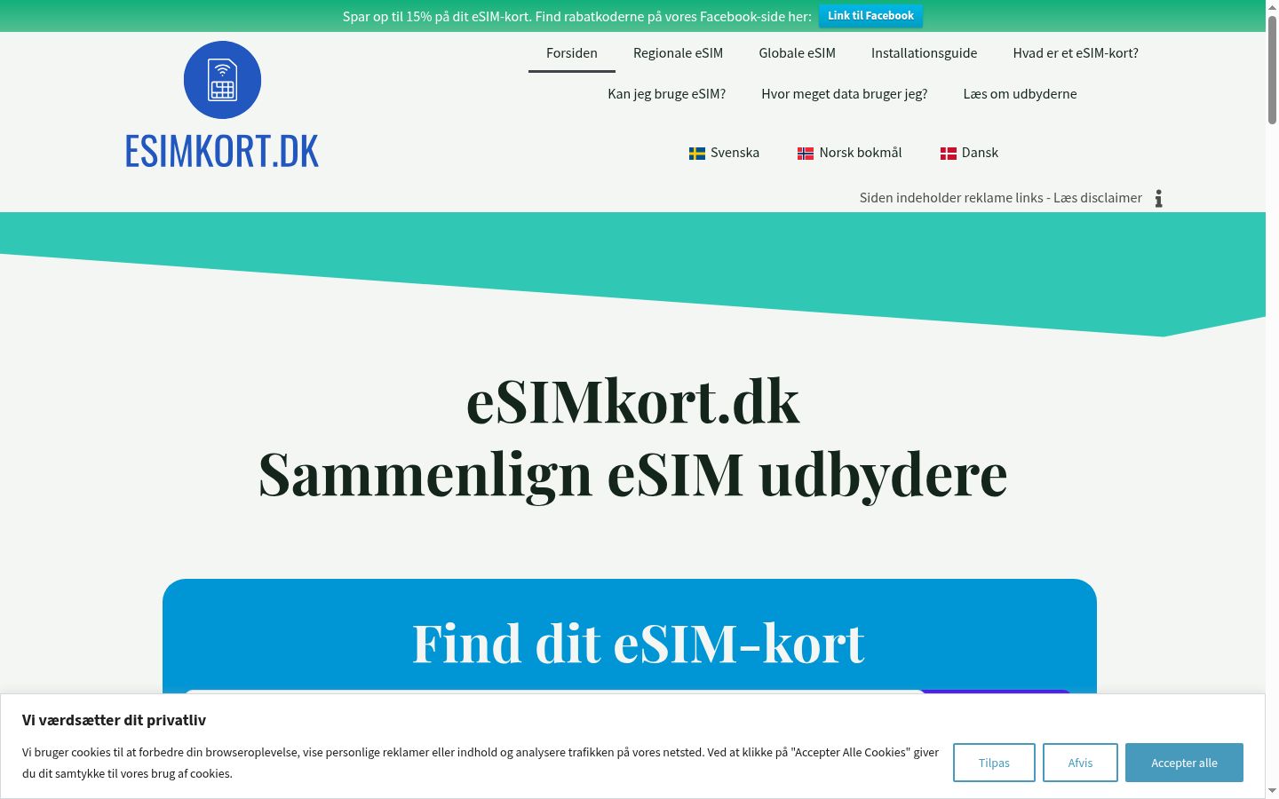 Sutikimo reklamjuostės, rodytos prieš bet kokią sąveiką, ekrano kopija