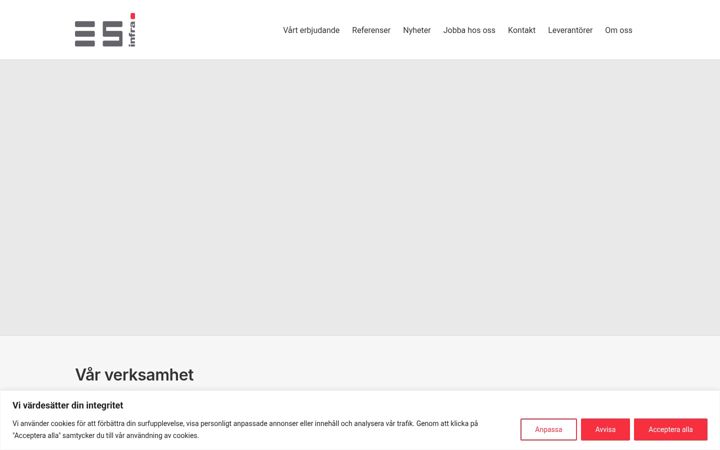 Skjermbilde av esinfra.se