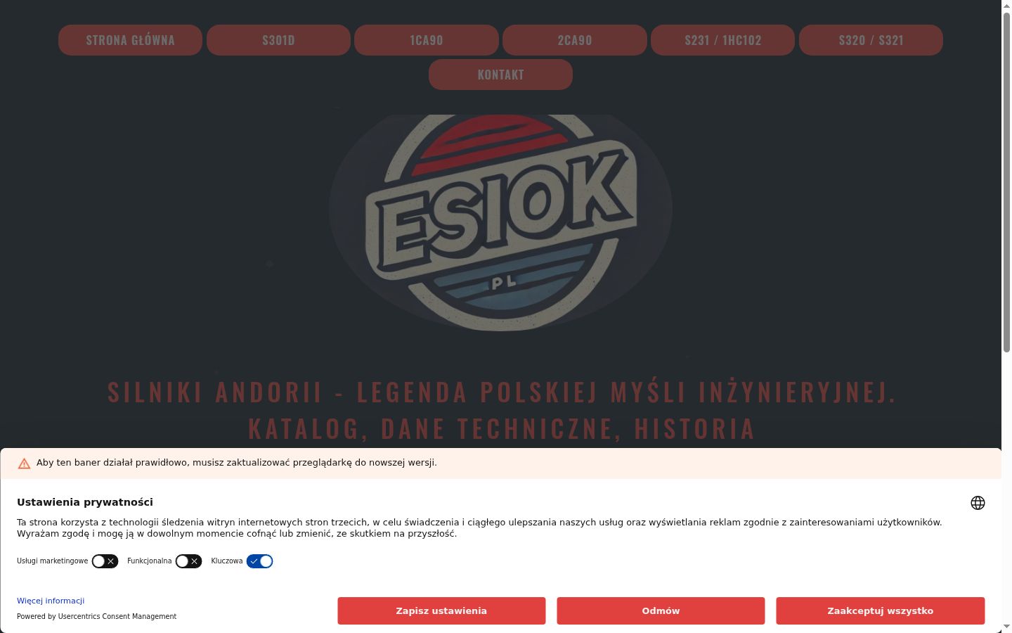 Screenshot tal-banner tal-kunsens muri qabel kwalunkwe interazzjoni