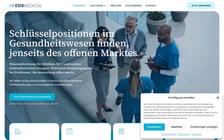 Ekrānuzņēmums no esis-medical.de