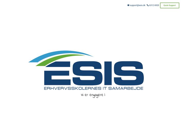 Screenshot of esis.dk