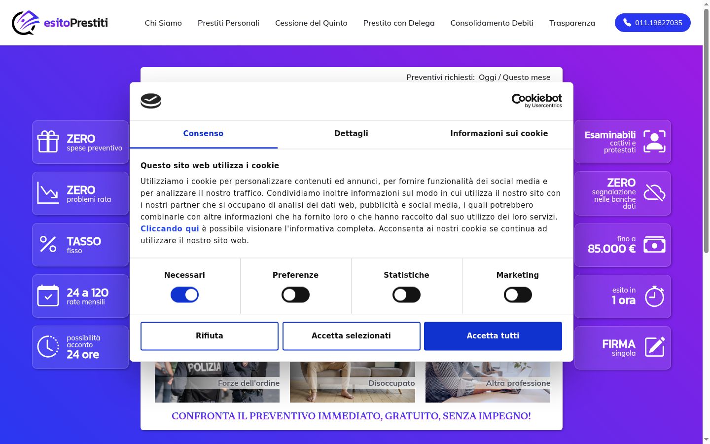 Zrzut ekranu banera zgody wyświetlanego przed jakąkolwiek interakcją