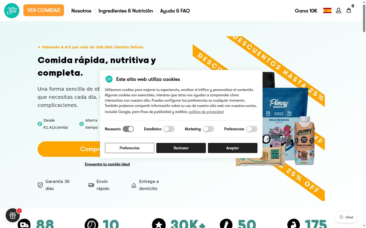 Sutikimo reklamjuostės, rodytos prieš bet kokią sąveiką, ekrano kopija
