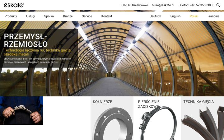Snímek obrazovky eskate.pl