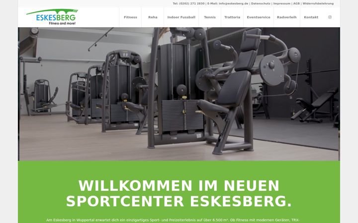 Skjermbilde av eskesberg.de