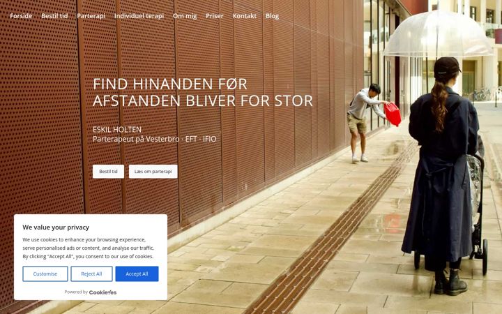 Ekrano kopija eskilholten.dk