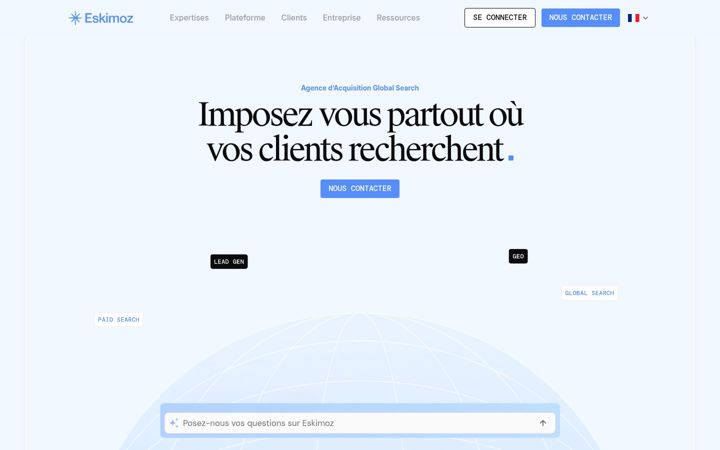 Screenshot di eskimoz.fr