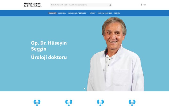Screenshot of eskisehiruroloji.com