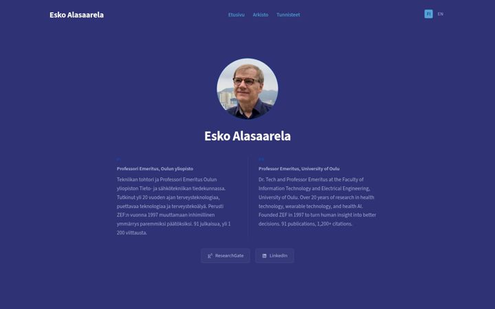 Snímek obrazovky esko.ai