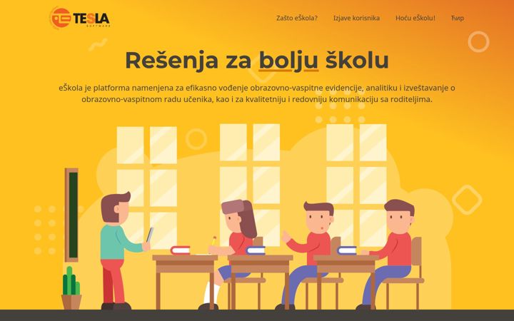 Screenshot of eskola.rs