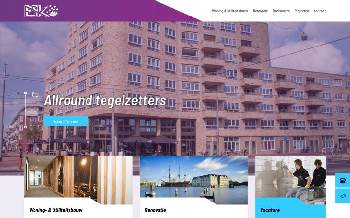 Screenshot von esktegelzetters.nl