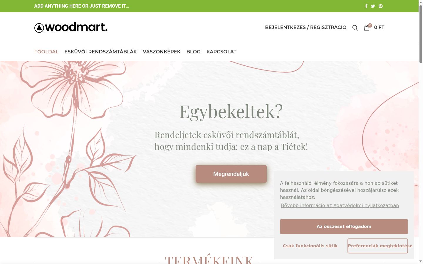 Kuvakaappaus suostumusbannerista, joka näytettiin ennen mitään vuorovaikutusta