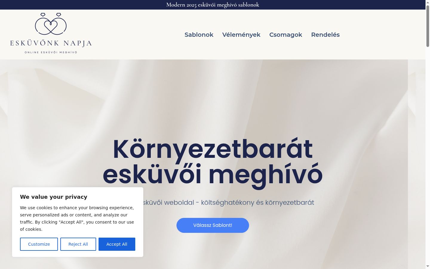 Kuvakaappaus suostumusbannerista, joka näytettiin ennen mitään vuorovaikutusta