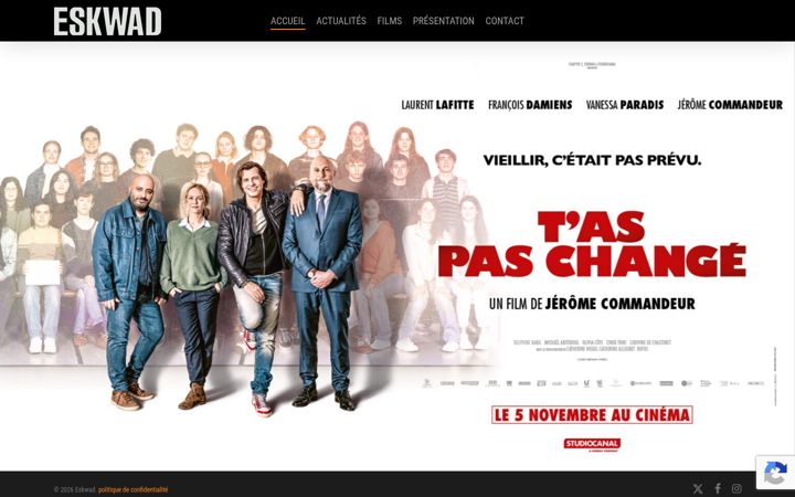 Screenshot di eskwad.fr