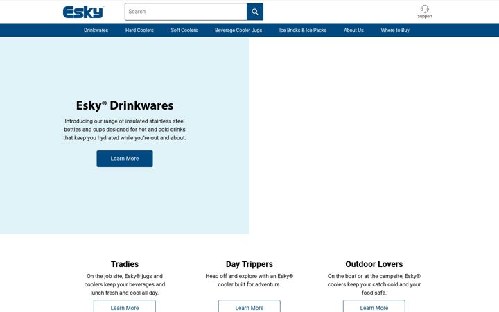 Screenshot di esky.com.au
