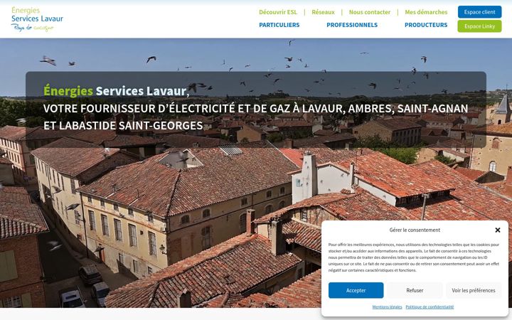 Screenshot di esl-energies.fr