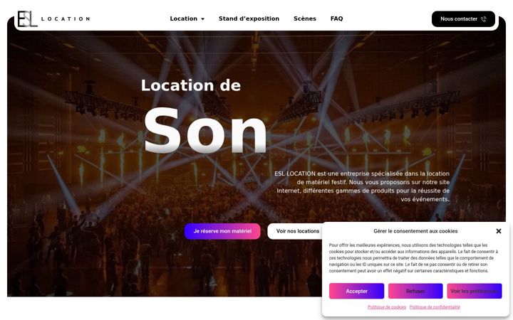 Screenshot di esl-location.fr