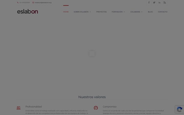 Screenshot ta' eslabon.org