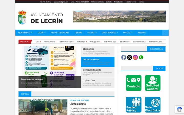 Screenshot ta' eslecrin.es