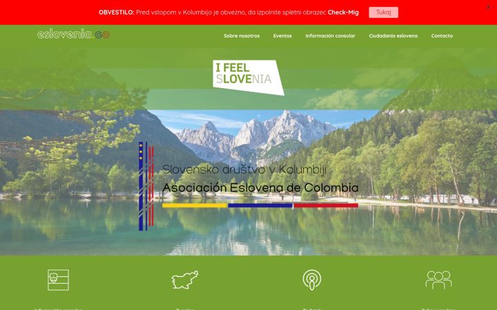 Screenshot of eslovenia.co