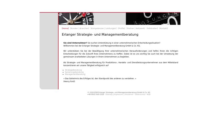 Captura de pantalla de esm-erlangen.de