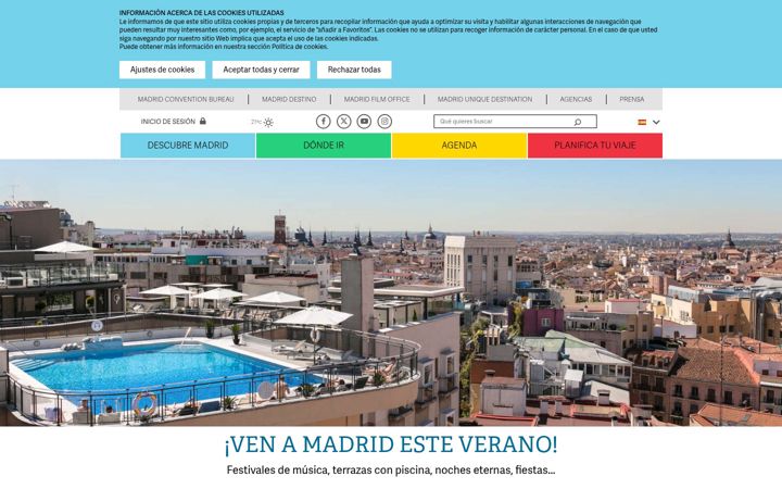 Snímek obrazovky esmadrid.com