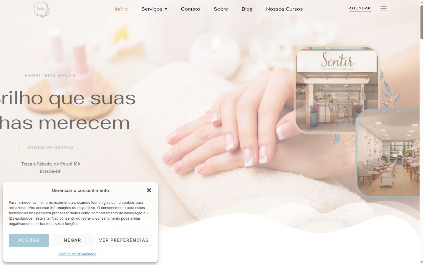 Sutikimo reklamjuostės, rodytos prieš bet kokią sąveiką, ekrano kopija