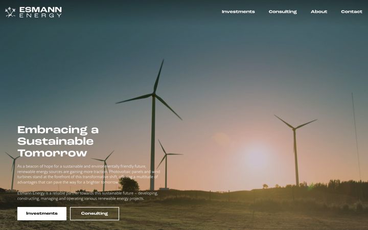 Zrzut ekranu esmannenergy.dk