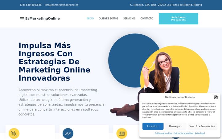Screenshot ta' esmarketingonline.es