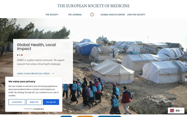 Screenshot of esmed.org