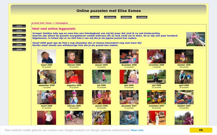 Screenshot von esmeewijkstra.nl