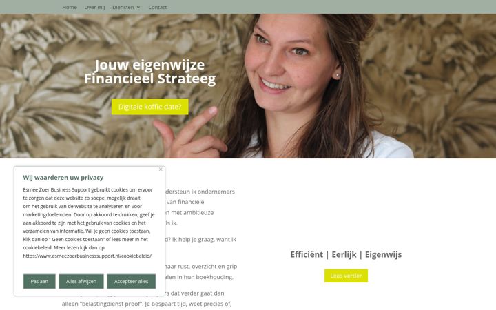 Screenshot ta' esmeezoerbusinesssupport.nl