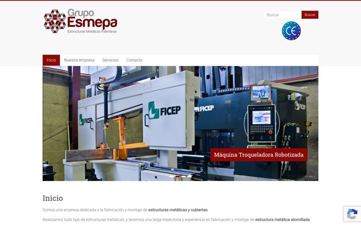 Screenshot ta' esmepa.es
