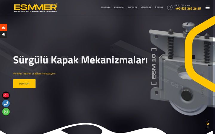 Snimka zaslona za esmmer.com.tr