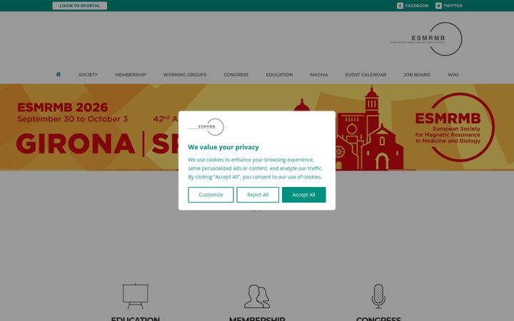 Screenshot ta' esmrmb.org