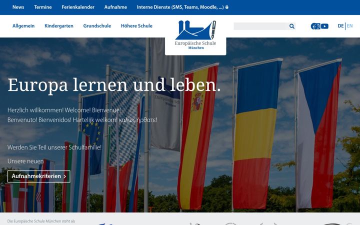 Captura de pantalla de esmunich.de