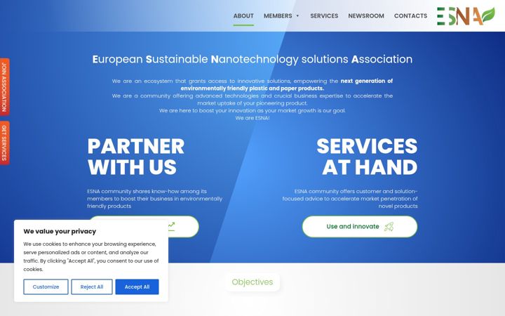 Screenshot van esna-assoc.eu
