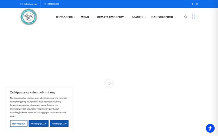 Screenshot stránky esnr.gr