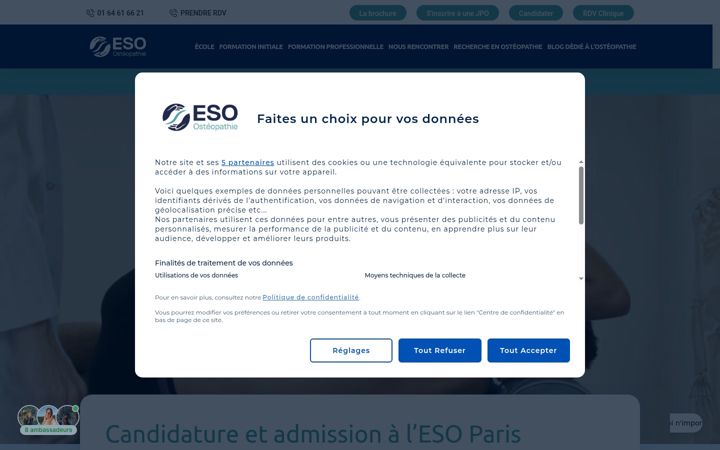 Screenshot di eso-suposteo.fr