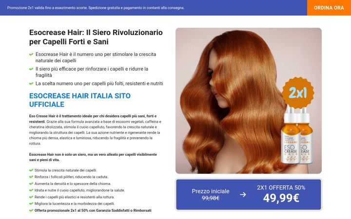 Screenshot of esocrease-hair.com
