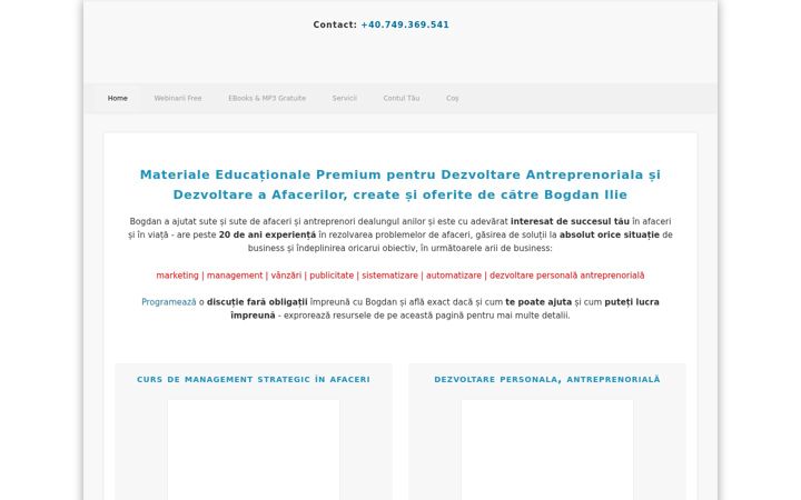 Captura de pantalla de esod.ro