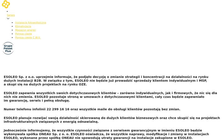 Snímek obrazovky esoleo.pl