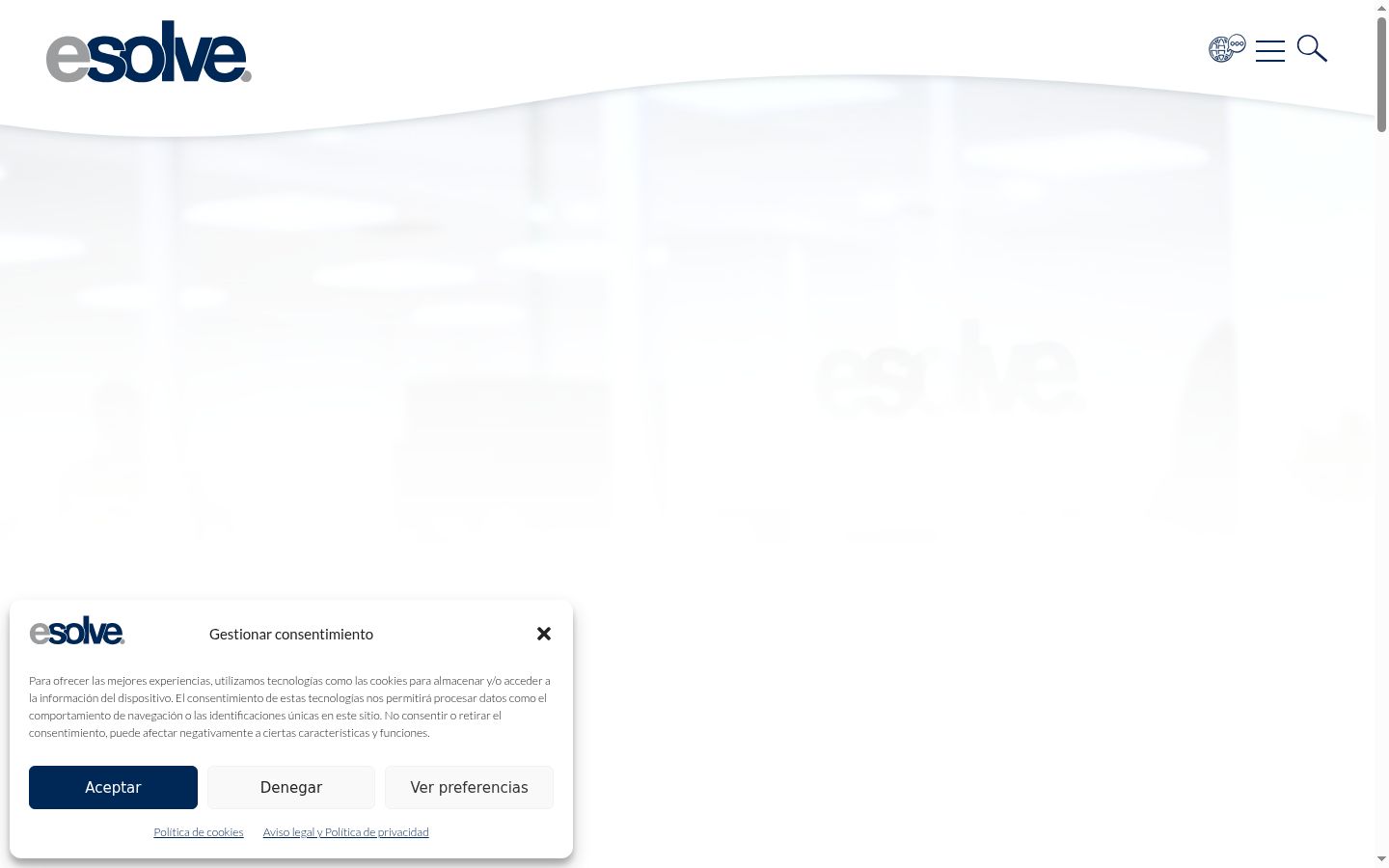 Screenshot του banner συγκατάθεσης που εμφανίστηκε πριν από οποιαδήποτε αλληλεπίδραση