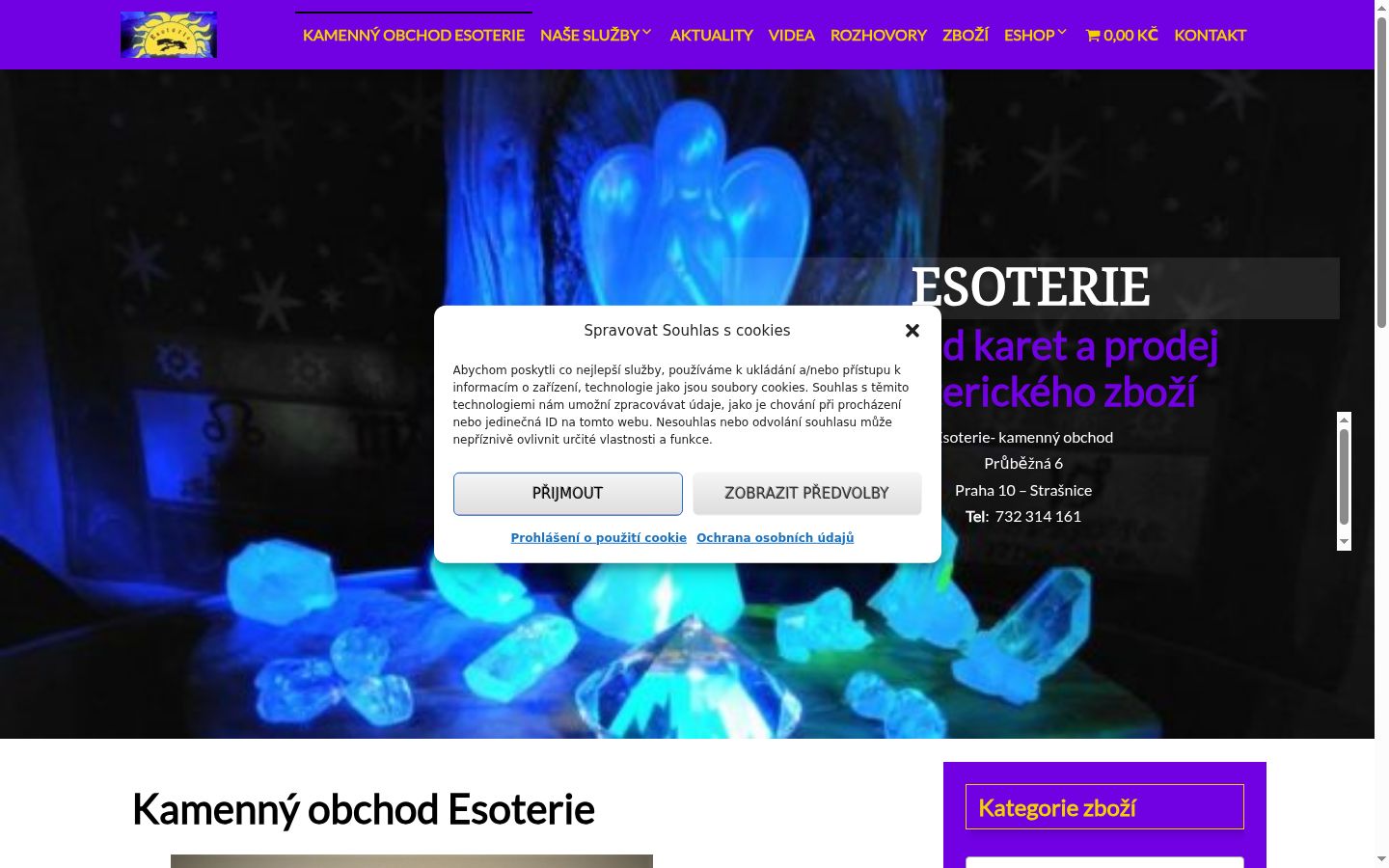 Screenshot tal-banner tal-kunsens muri qabel kwalunkwe interazzjoni