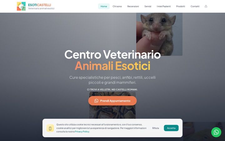 Ekrano kopija esoticastelli.it