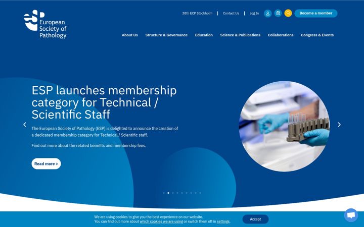Skjámynd af esp-pathology.org