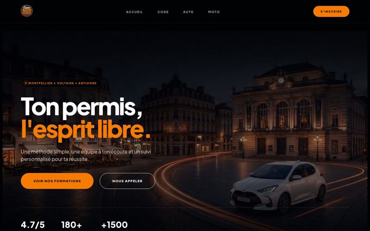 Screenshot di espace-autoecole.fr