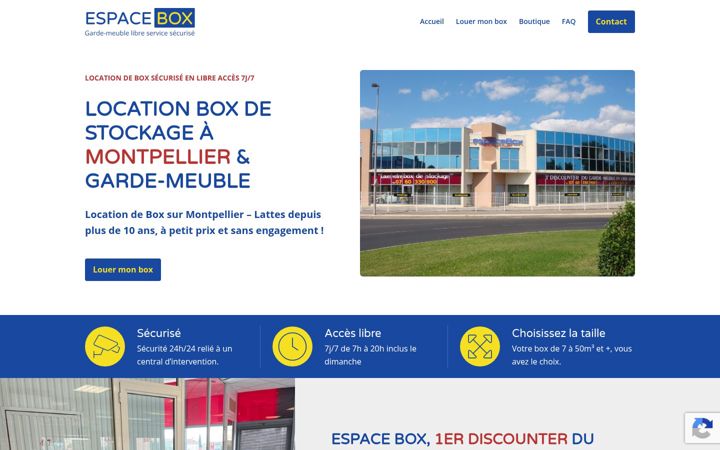 Screenshot di espace-box.fr