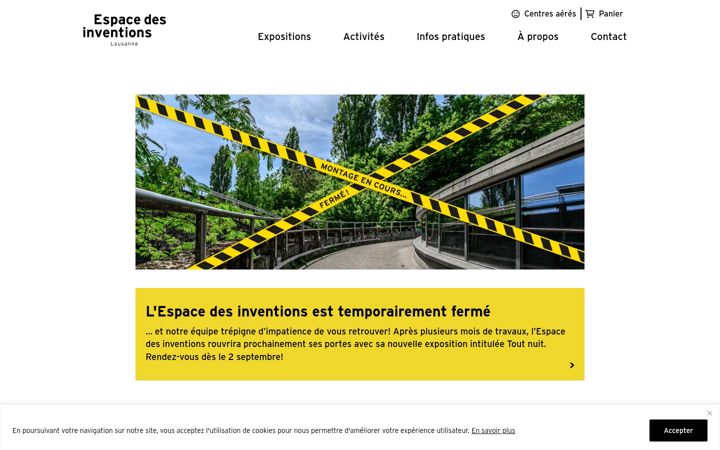 Ekrānuzņēmums no espace-des-inventions.ch
