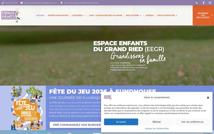 Screenshot van espace-enfants-grand-ried.eu